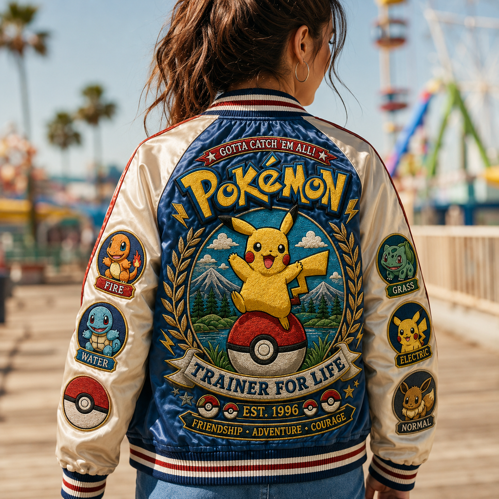 PREMIUM PKM SATIN BASEBALL JACKET NTNA