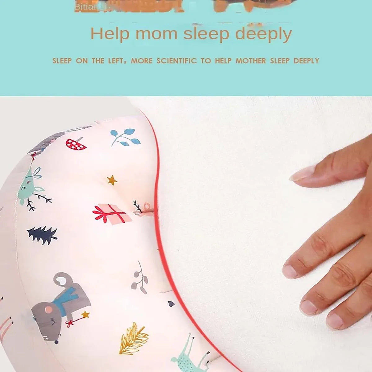 Soft Waist Maternity Pillow For Pregnant Women Cotton Pregnancy Pillow U Full Body Pillows To Sleep Pregnancy Cushion Pad